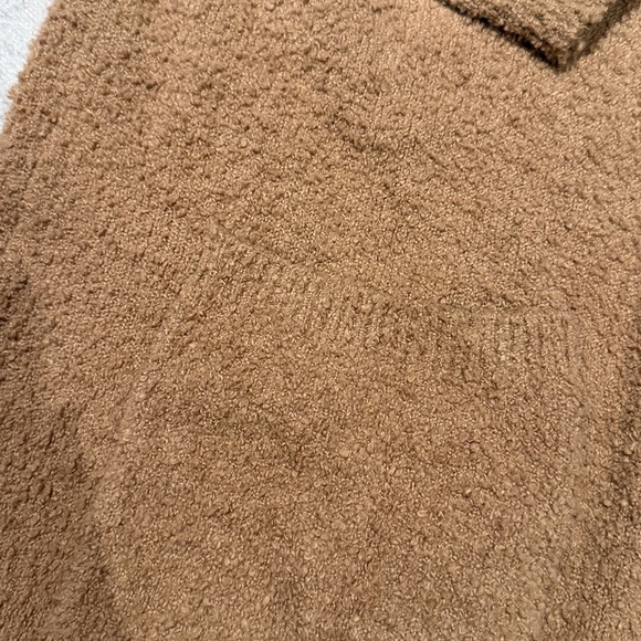 Eileen fisher nubby boucle Cozy Brown Open-Front Cardigan large - Picture 4 of 4